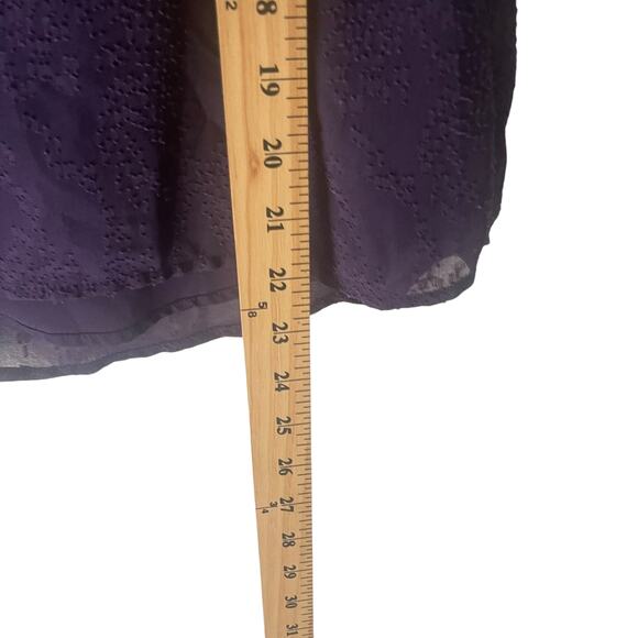 Mi Ami Women Size Small Dark Purple Romantic Fairy‎ Grunge Babydoll Top - Picture 10 of 10
